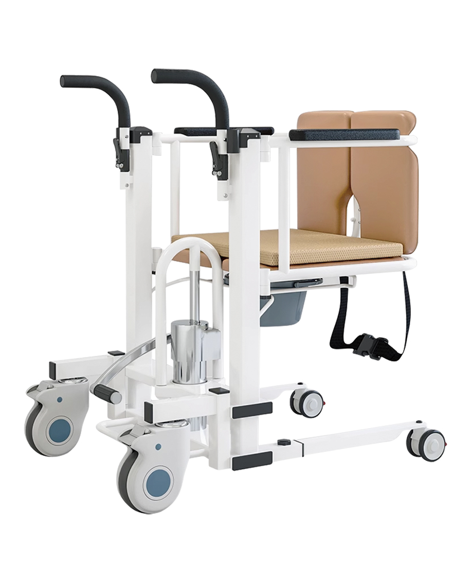 多功能老年人移位机瘫痪老人护理升降坐便椅残疾人液压款